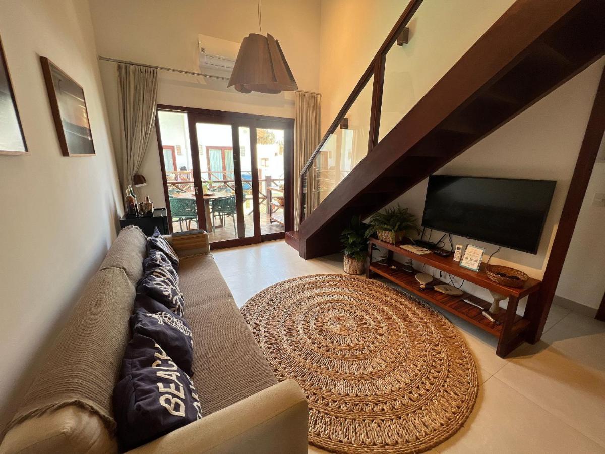 Ap Vila Mar Pe Na Areia Com Vista Para O Mar E Piscina 바라 그란데 외부 사진