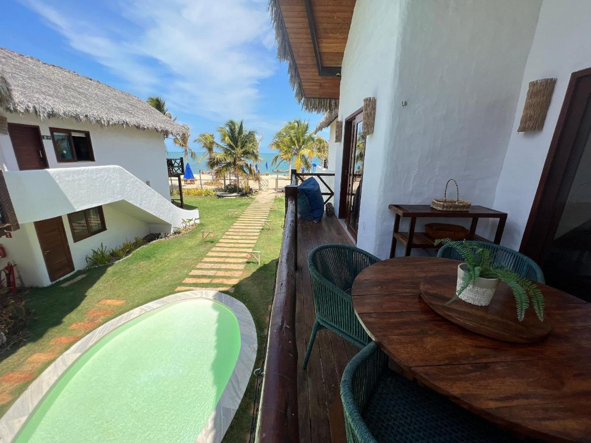 Ap Vila Mar Pe Na Areia Com Vista Para O Mar E Piscina 바라 그란데 외부 사진